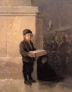 Theodor Hosemann det Schafchen France oil painting artist